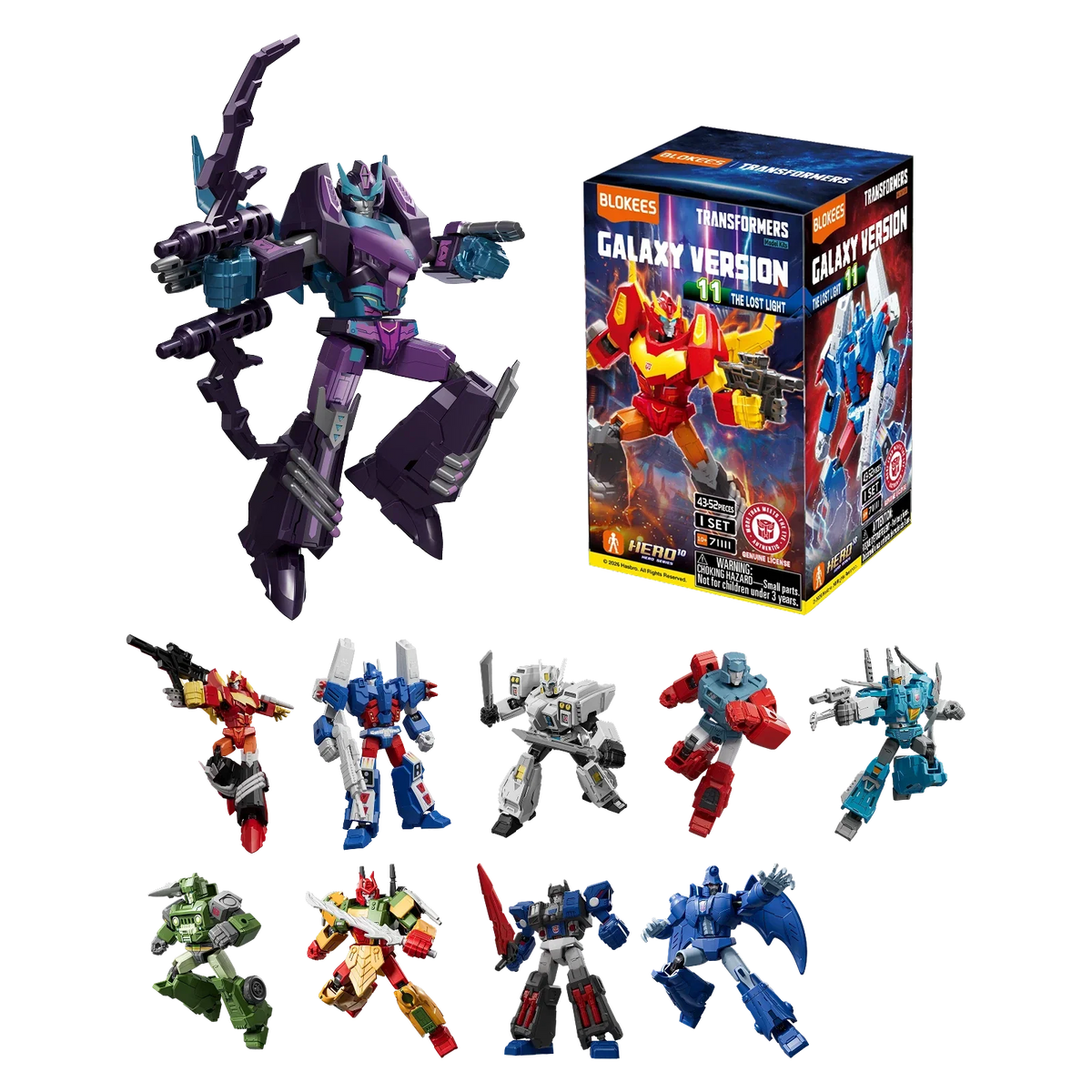 Blokees Transformers Galaxy Version 11 The Lost Light product image 1, provided for visual reference and product detail