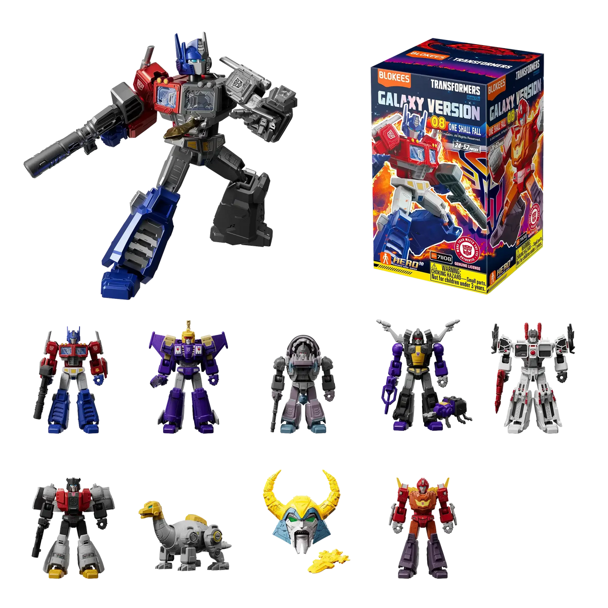 Blokees Transformers Galaxy Version 08 One Shall Fall product image 1, provided for visual reference and product detail