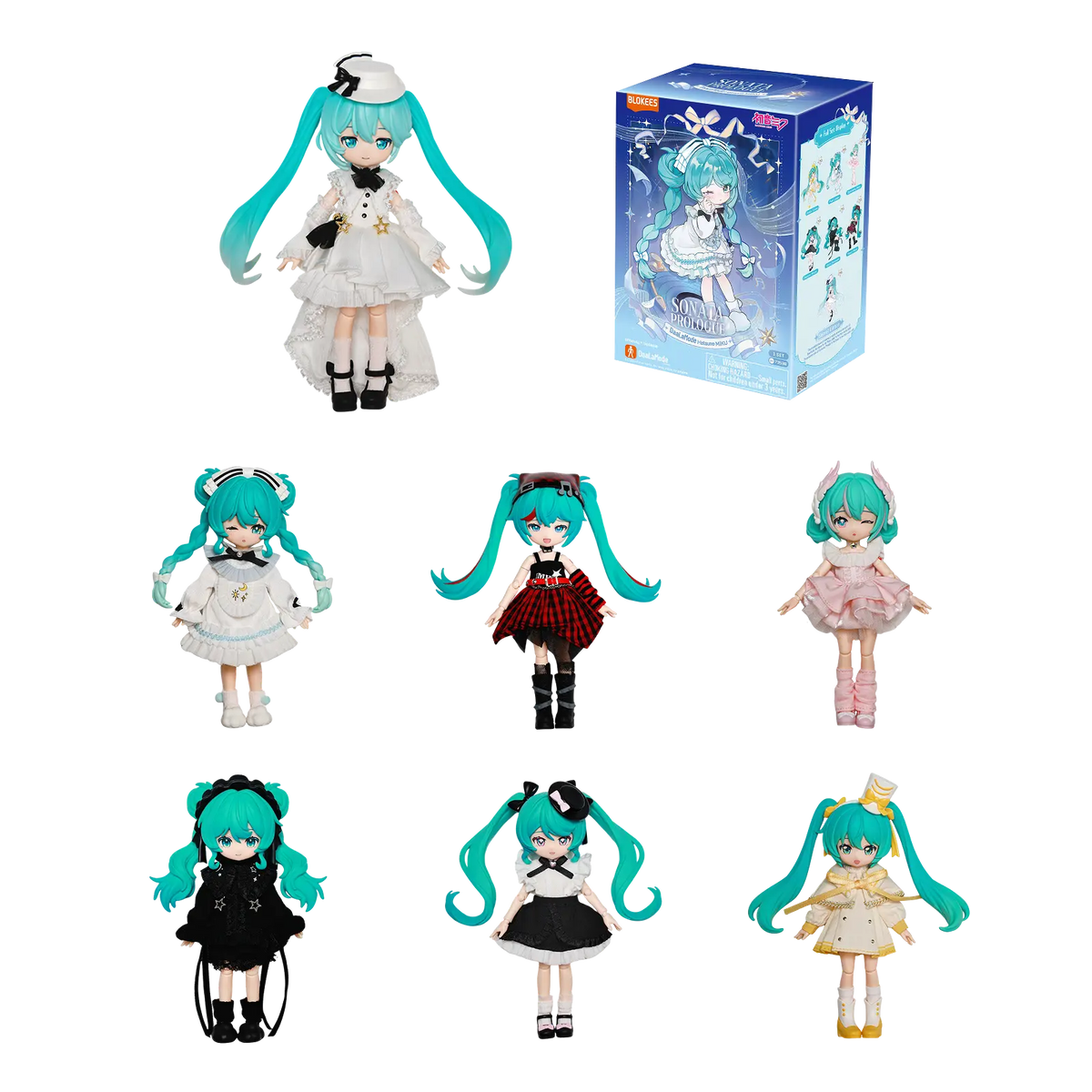 Blokees DaaLaMode Series - Hatsune Miku 01 Sonata Prologue product image 1, provided for visual reference and product detail