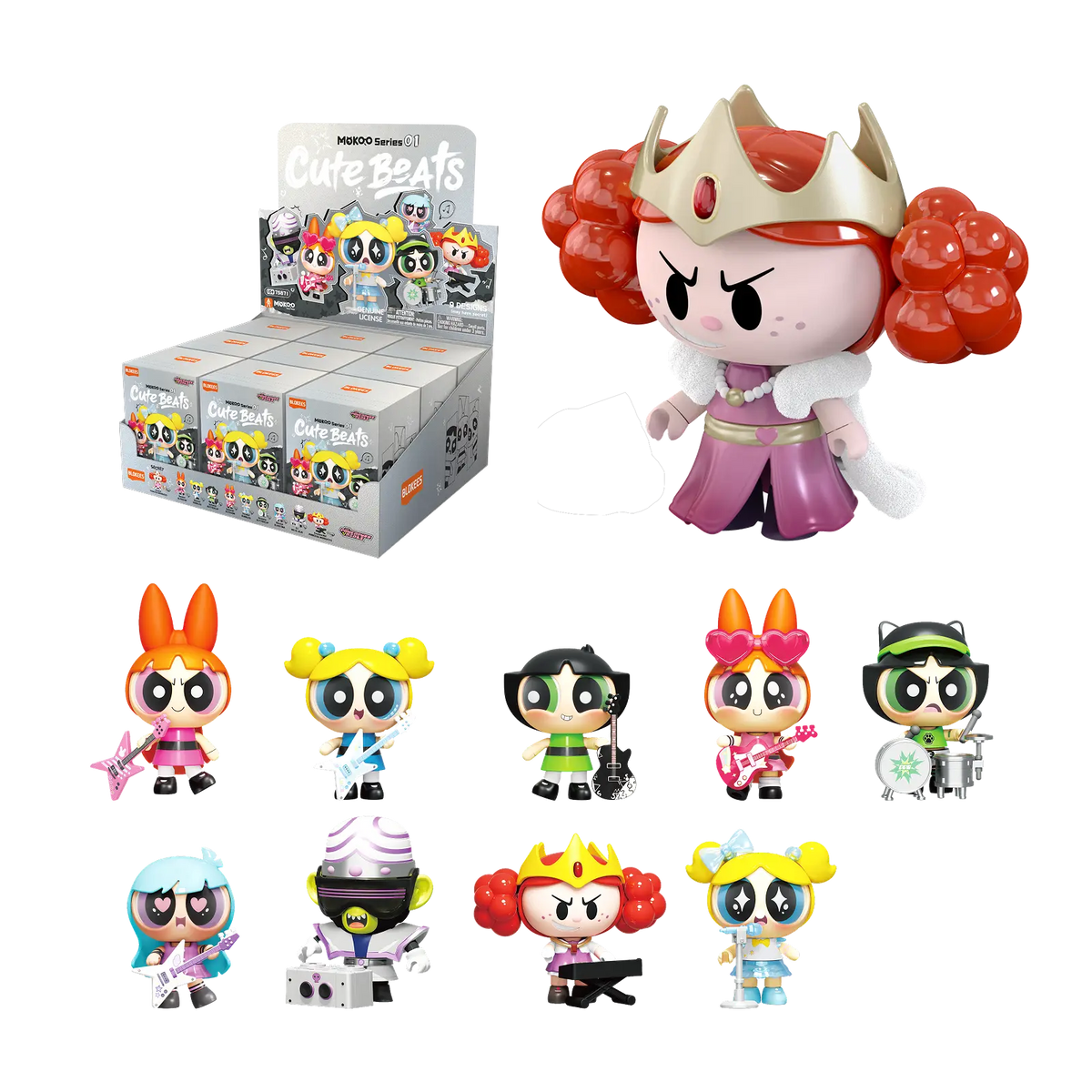 Blokees The Powerpuff Girls MOKOO Series 01 Cute Beats product image 2, provided for visual reference and product detail