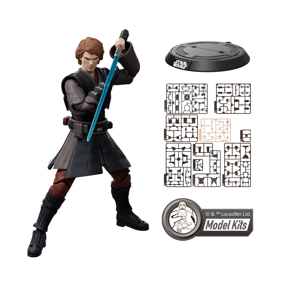 <em>STAR WARS: REVENGE OF THE SITH</em> CHAMPION CLASS 08 ANAKIN SKYWALKER MODEL KITS | BLOKEES product image 1, provided