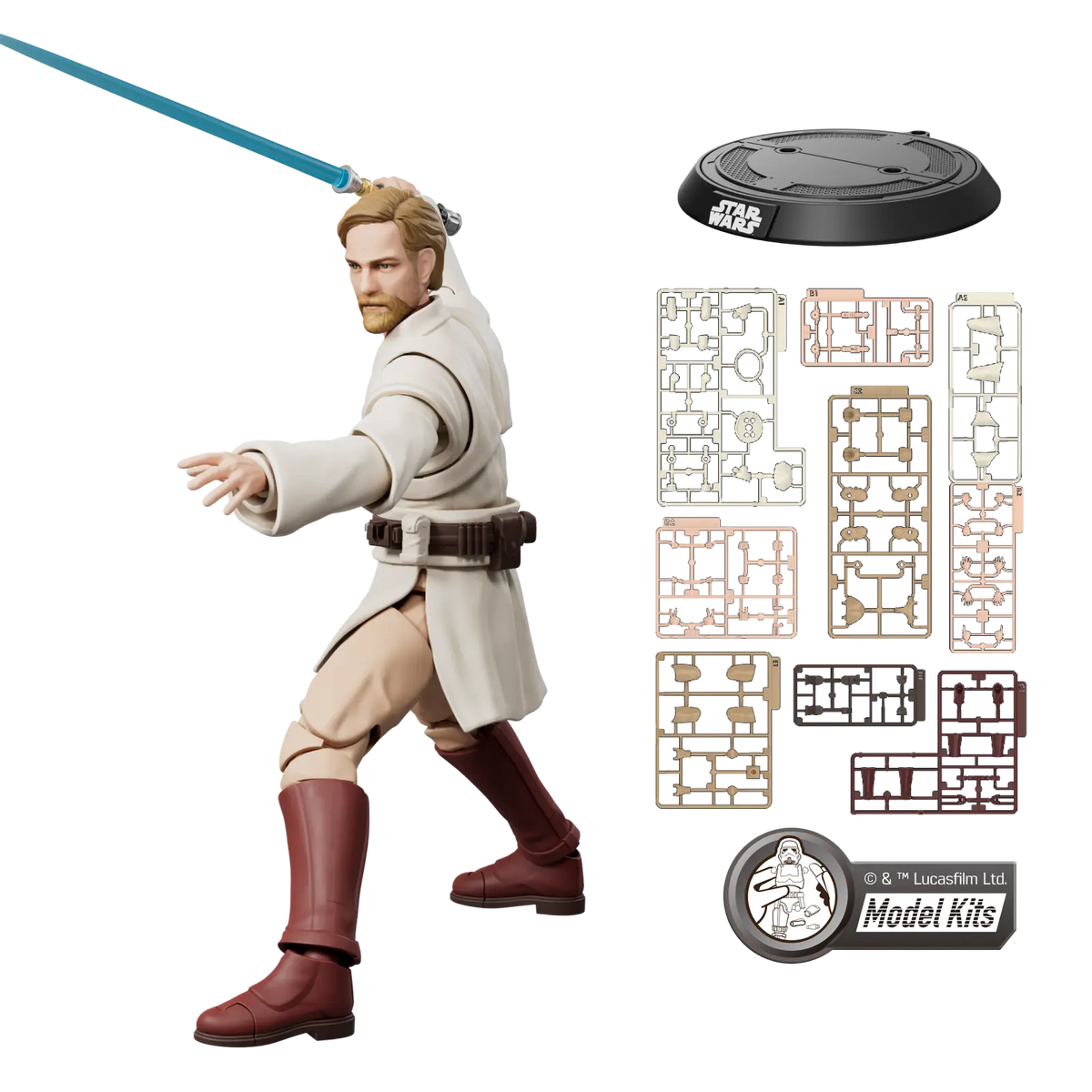Star Wars: Revenge Of The Sith™ Champion Class 09 Obi-Wan Kenobi™ Model Kits | Blokees product image 4, provided for visual