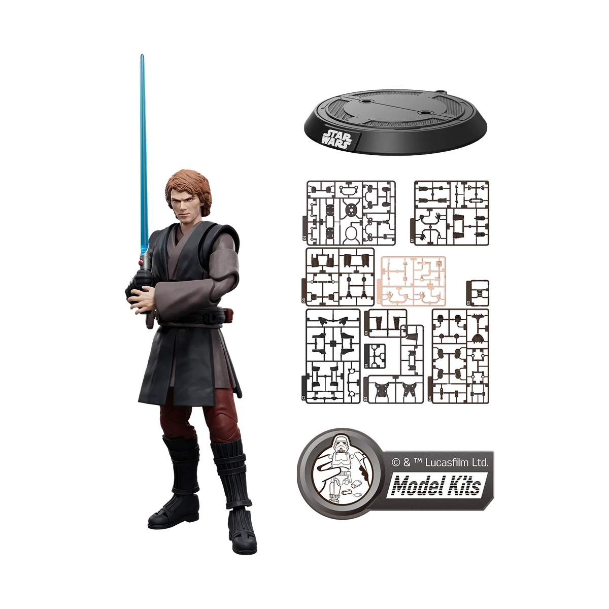 <em>STAR WARS: REVENGE OF THE SITH</em> CHAMPION CLASS 08 ANAKIN SKYWALKER MODEL KITS | BLOKEES product image 4, provided