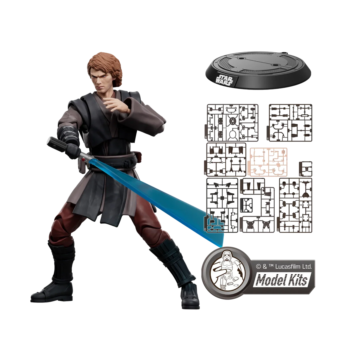 <em>STAR WARS: REVENGE OF THE SITH</em> CHAMPION CLASS 08 ANAKIN SKYWALKER MODEL KITS | BLOKEES product image 3, provided