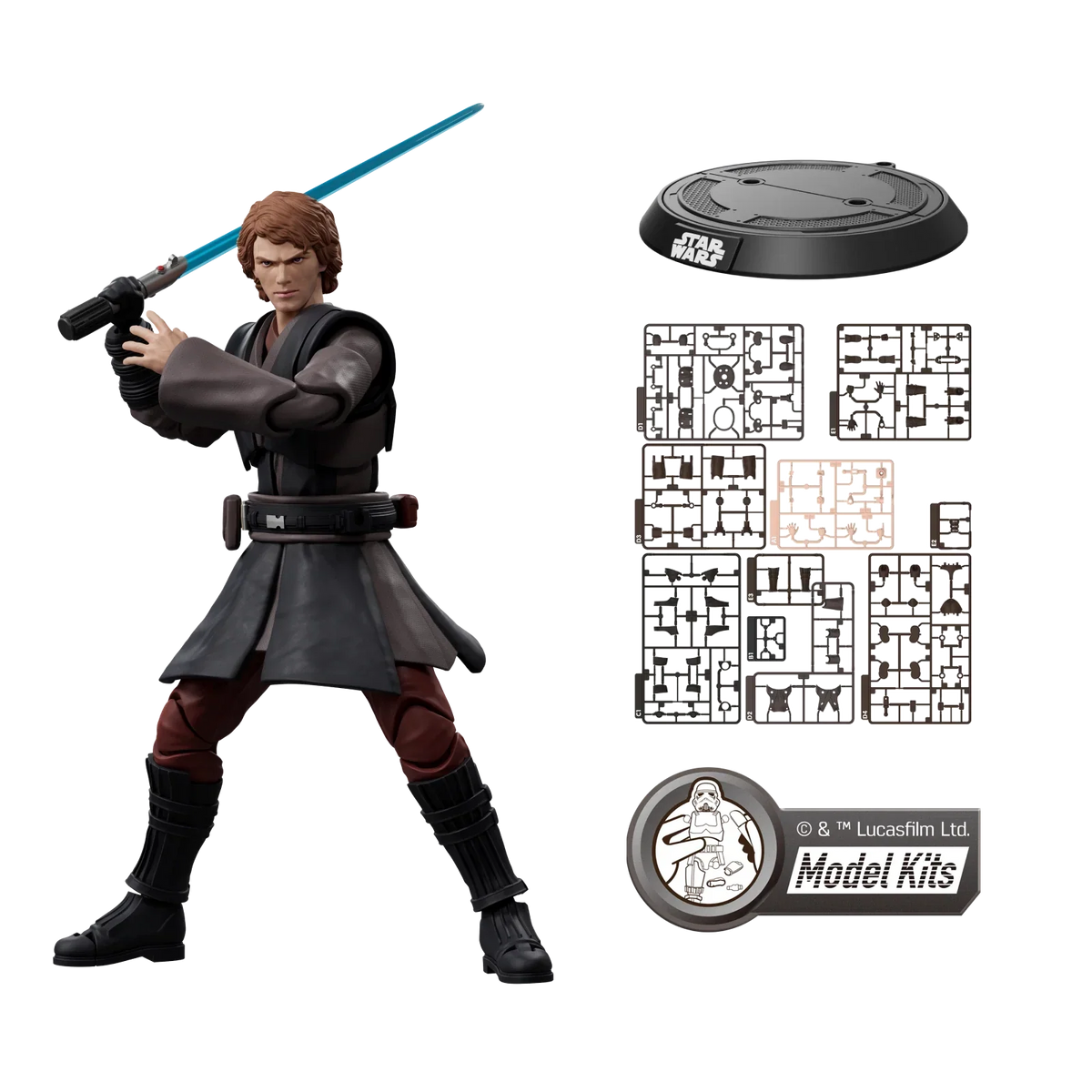 <em>STAR WARS: REVENGE OF THE SITH</em> CHAMPION CLASS 08 ANAKIN SKYWALKER MODEL KITS | BLOKEES product image 2, provided