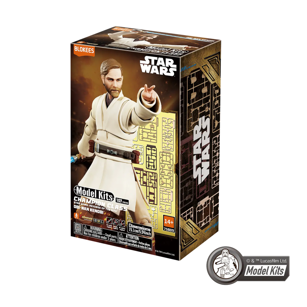 Star Wars: Revenge Of The Sith™ Champion Class 09 Obi-Wan Kenobi™ Model Kits | Blokees product image 6, provided for visual