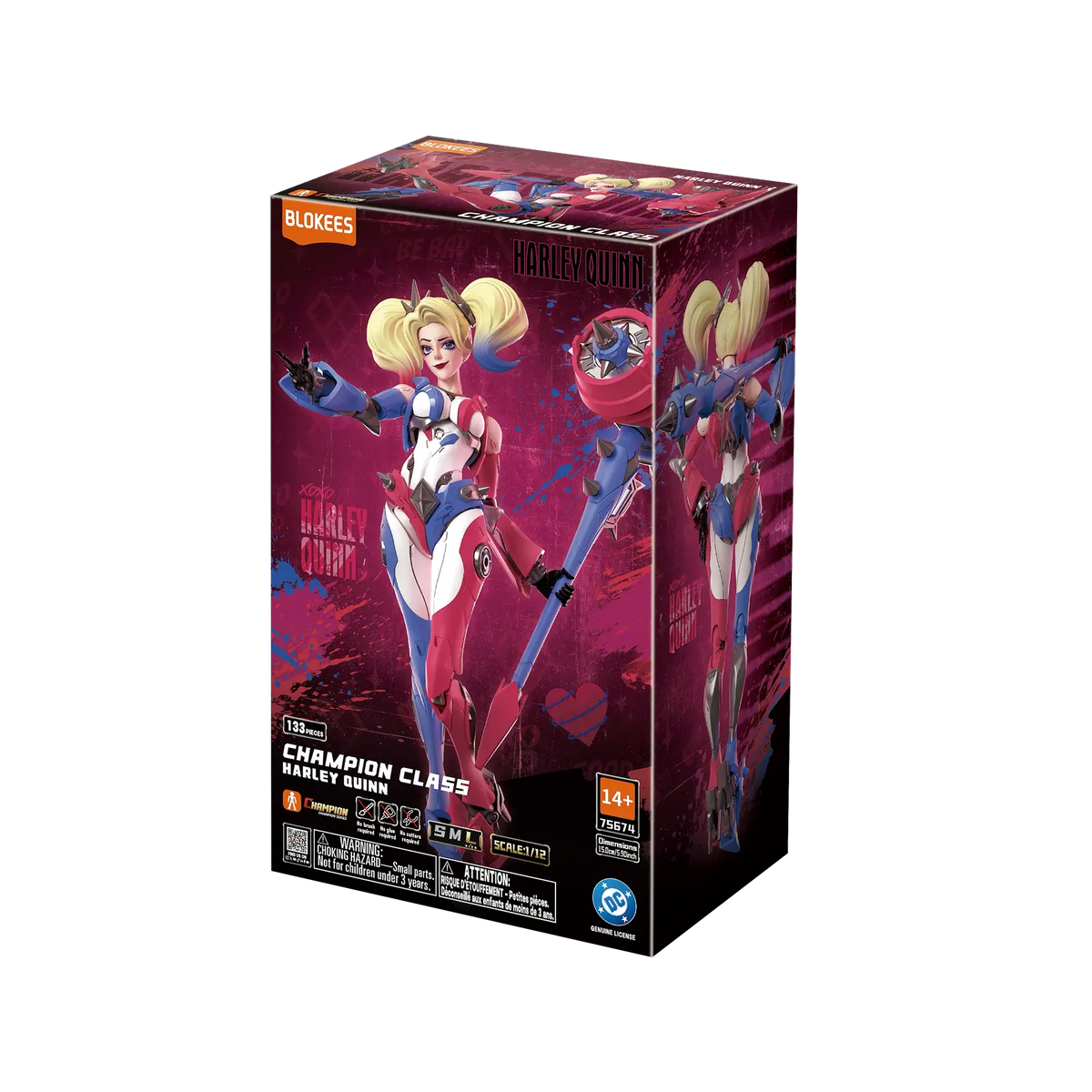DC Champion Class 04 Harley Quinn | Blokees product image 5, provided for visual reference and product detail review