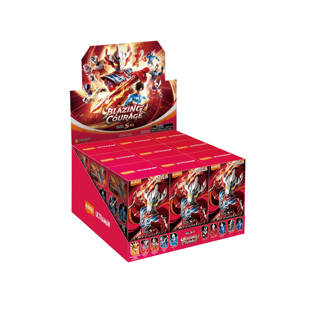 Blokees Ultraman Galaxy Version S 03 Blazing Courage product image 13, provided for visual reference and product detail