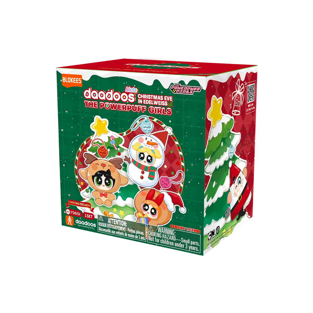 Blokees The Powerpuff Girls daadoos Mate Series 01 Christmas Eve in Edelweiss product image 8, provided for visual reference