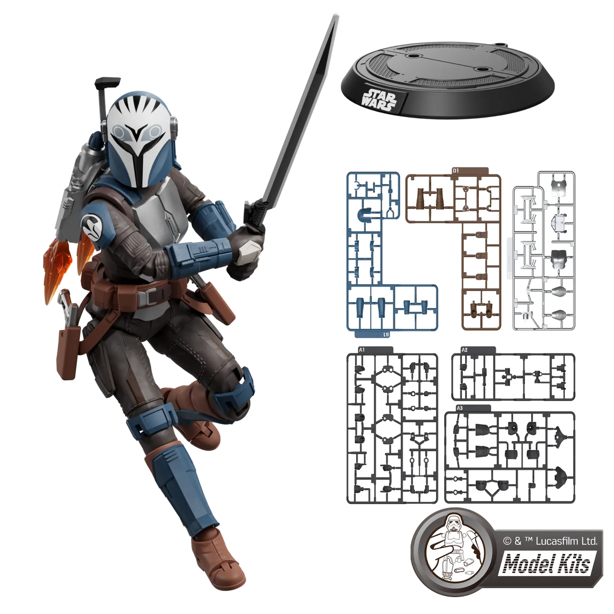 Star Wars: The Mandalorian™ Champion Class 06 Bo-Katan Kryze™ Model Kits | Blokees product image 1, provided for visual