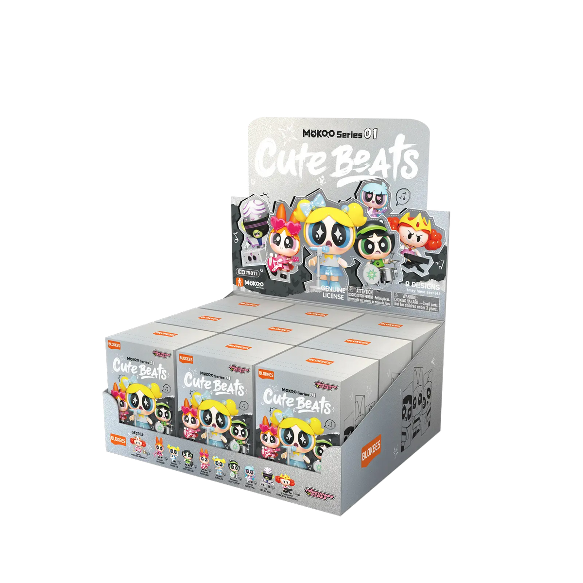 Blokees The Powerpuff Girls MOKOO Series 01 Cute Beats product image 14, provided for visual reference and product detail