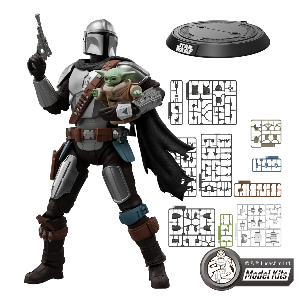 Star Wars: The Mandalorian & Grogu™ Champion Class 05 Din Djarin™ & Grogu™ Model Kits | Blokees product image 2, provided