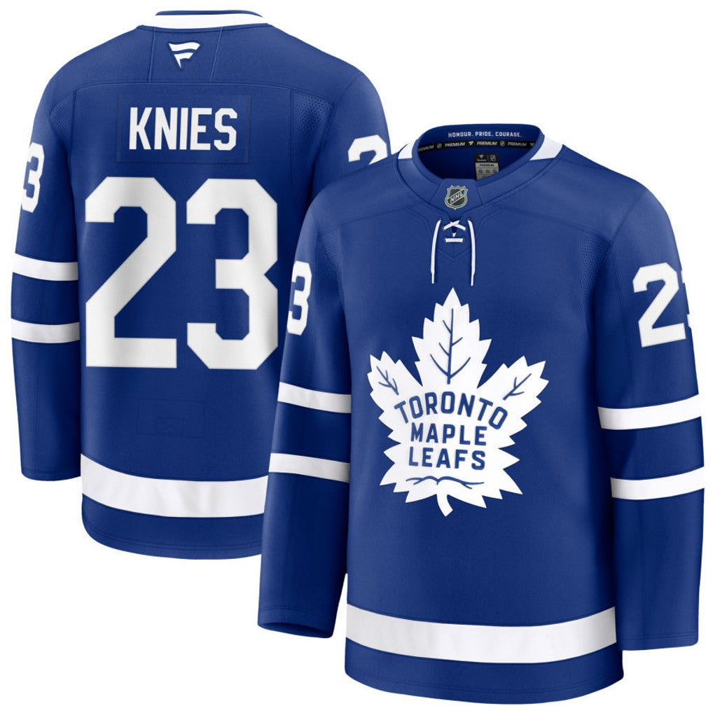 Matthew Knies Toronto Maple Leafs Home Premium Jersey - Blue product image 1