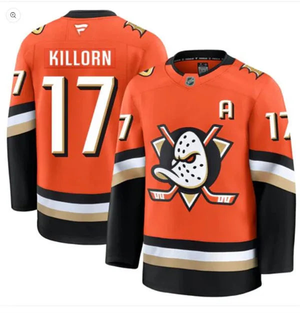 Alex Killorn Anaheim Ducks 2025 Premium Jersey - Orange product image 1