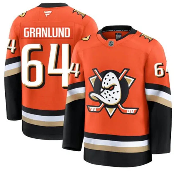 Mikael Granlund Anaheim Ducks 2025 Premium Jersey - Orange product image 1