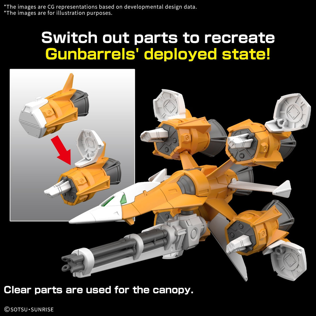 Gundam 1/144 Gunpla Option Parts Set 14 (Gunbarrel Striker) Model Kit product image 3, provided for visual reference and
