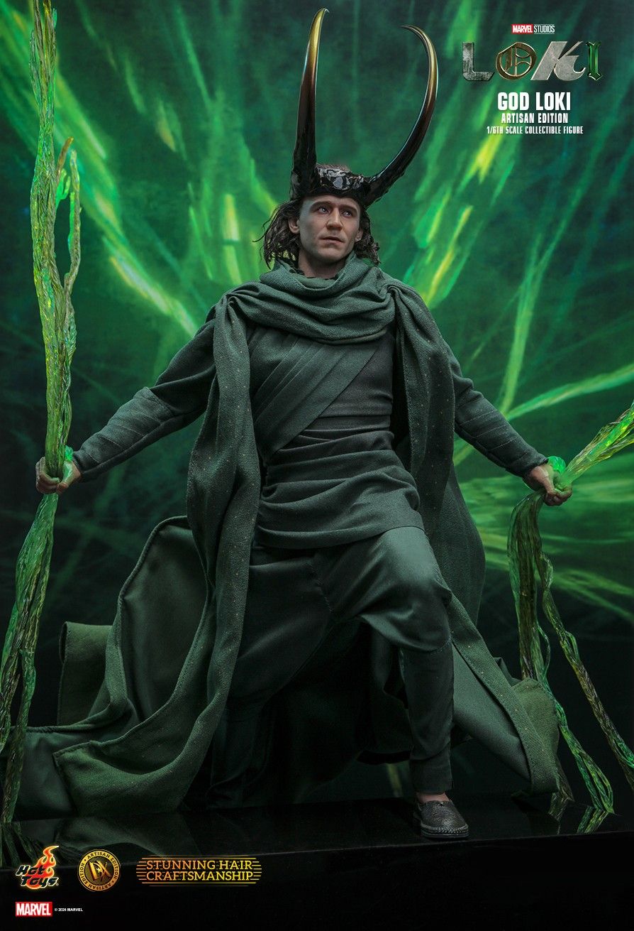 Hot Toys God Loki (Artisan Edition) 1/6 Scale Action Figure product image 2, provided for visual reference and product