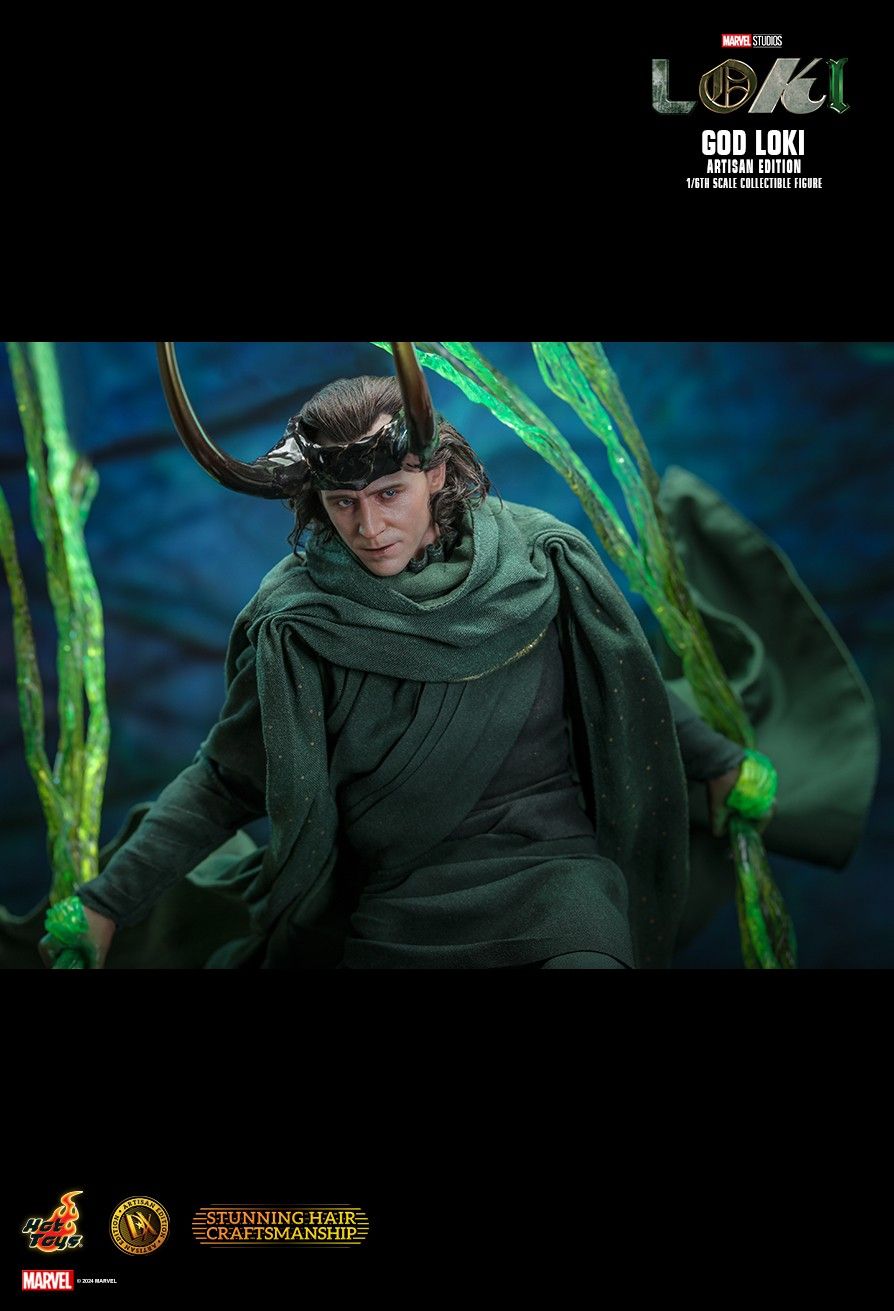 Hot Toys God Loki (Artisan Edition) 1/6 Scale Action Figure product image 10, provided for visual reference and product