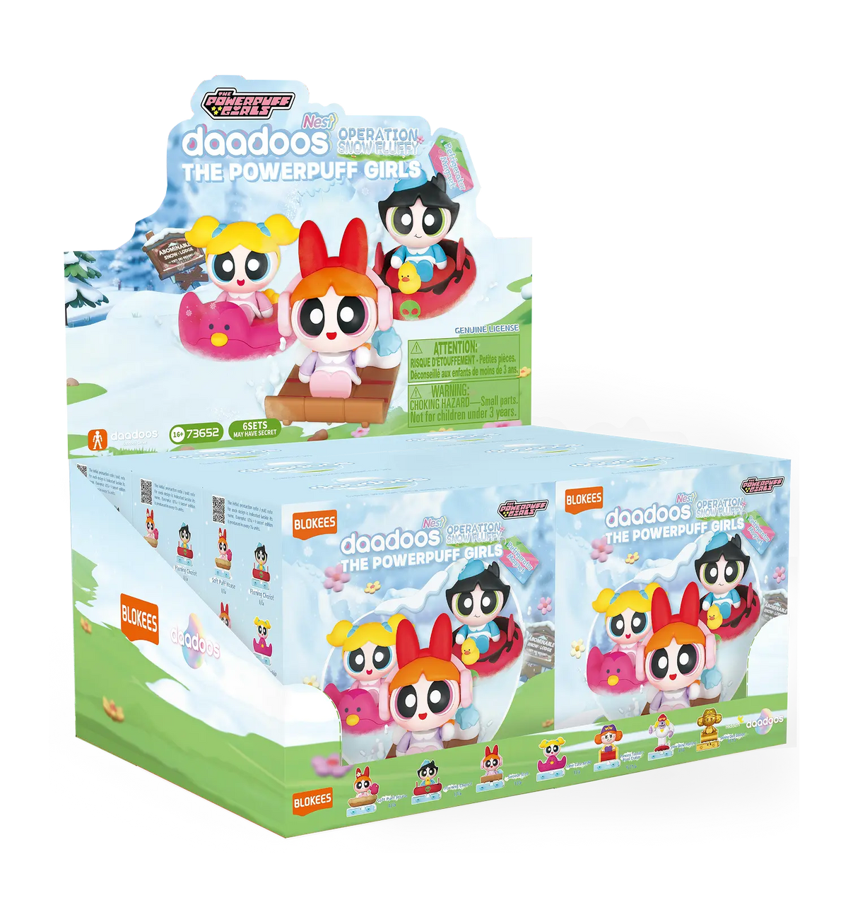 Blokees The Powerpuff Girls daadoos Nest Series 01 Operation Snow Fluffy product image 10, provided for visual reference and