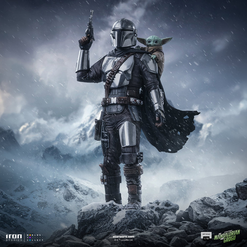 Mandalorian and Grogu Art Scale 1/10 Statue - Iron Studios product image 1, provided for visual reference and product detail