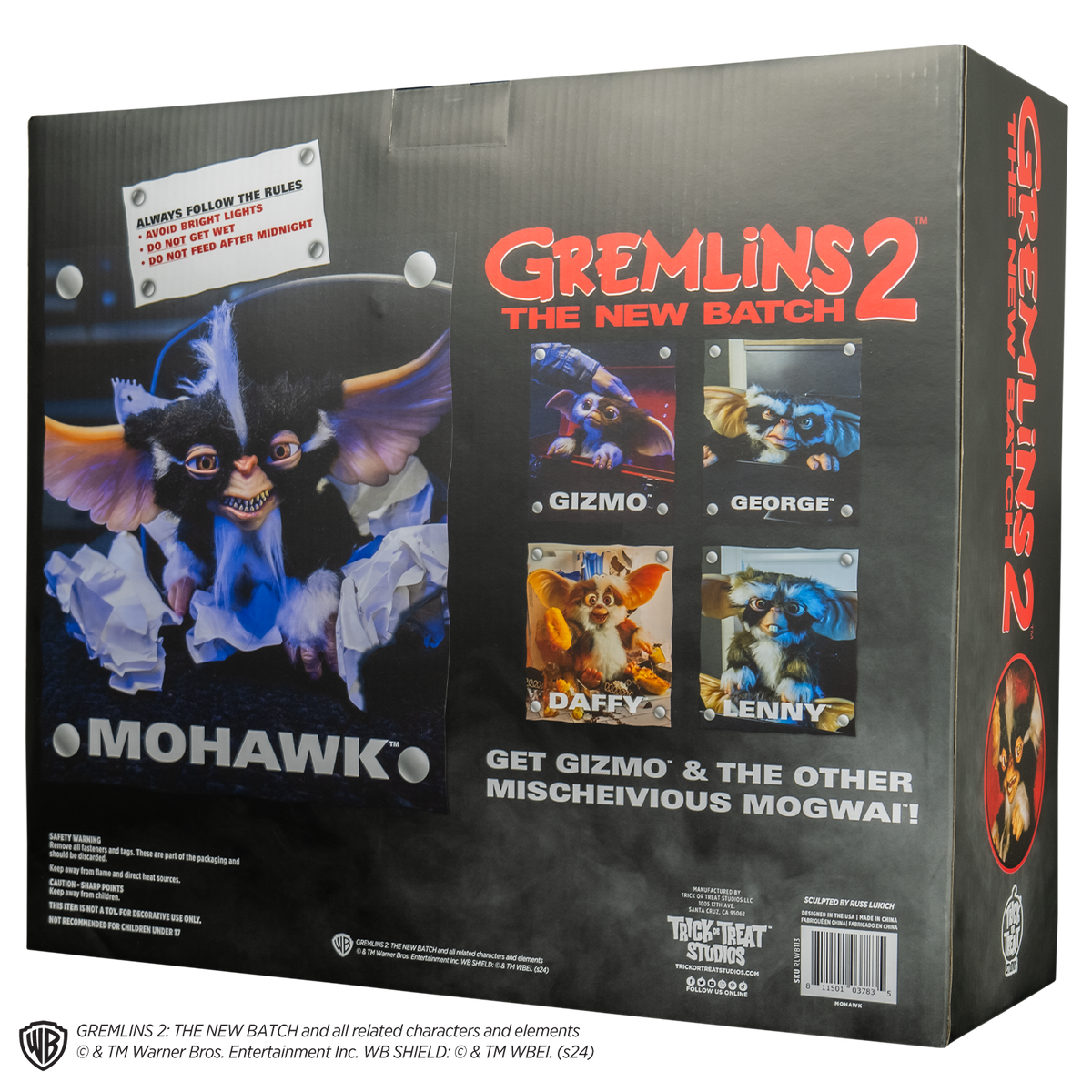 Gremlins 2: The New Batch - Mohawk Mogwai Prop product image 7, provided for visual reference and product detail review