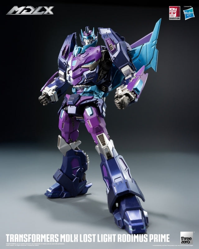 SDCC 2025 ThreeZero MDLX Transformers Lost Light Rodimus Action Figure Exclusive product image 4, provided for visual