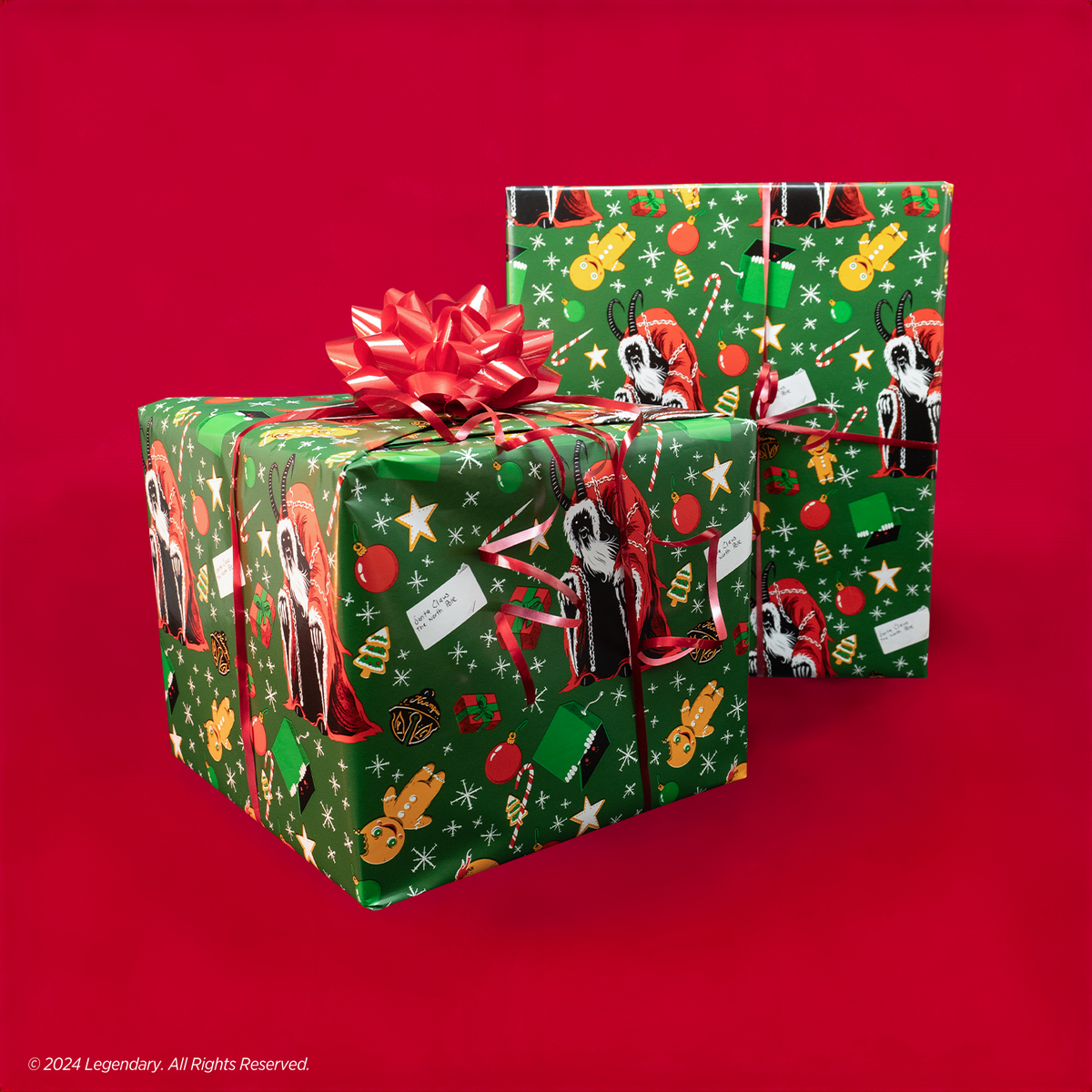 Krampus - Seasons Greetings Wrapping Paper product image 1, provided for visual reference and product detail review
