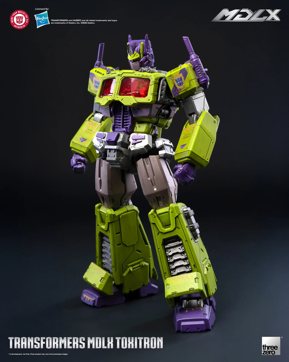 ThreeZero Transformers Toxitron MDLX Action Figure Exclusive product image 3, provided for visual reference and product