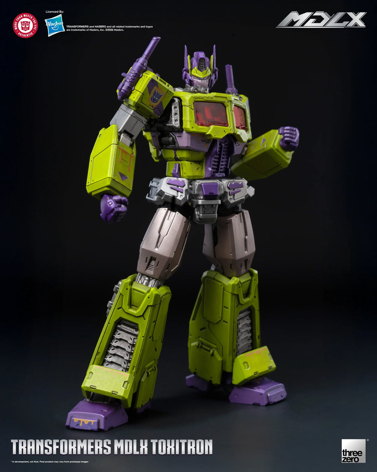 ThreeZero Transformers Toxitron MDLX Action Figure Exclusive product image 5, provided for visual reference and product