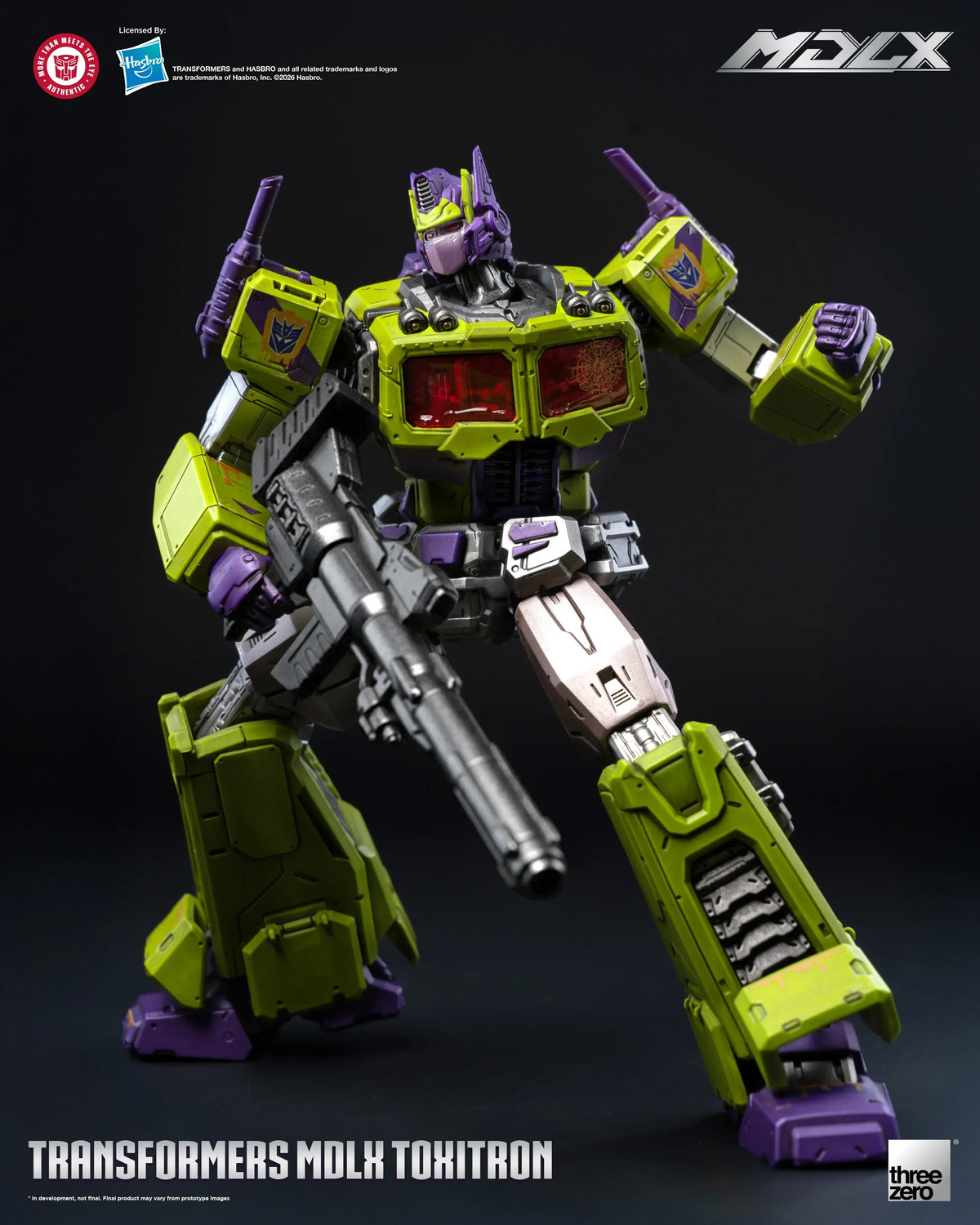 ThreeZero Transformers Toxitron MDLX Action Figure Exclusive product image 6, provided for visual reference and product