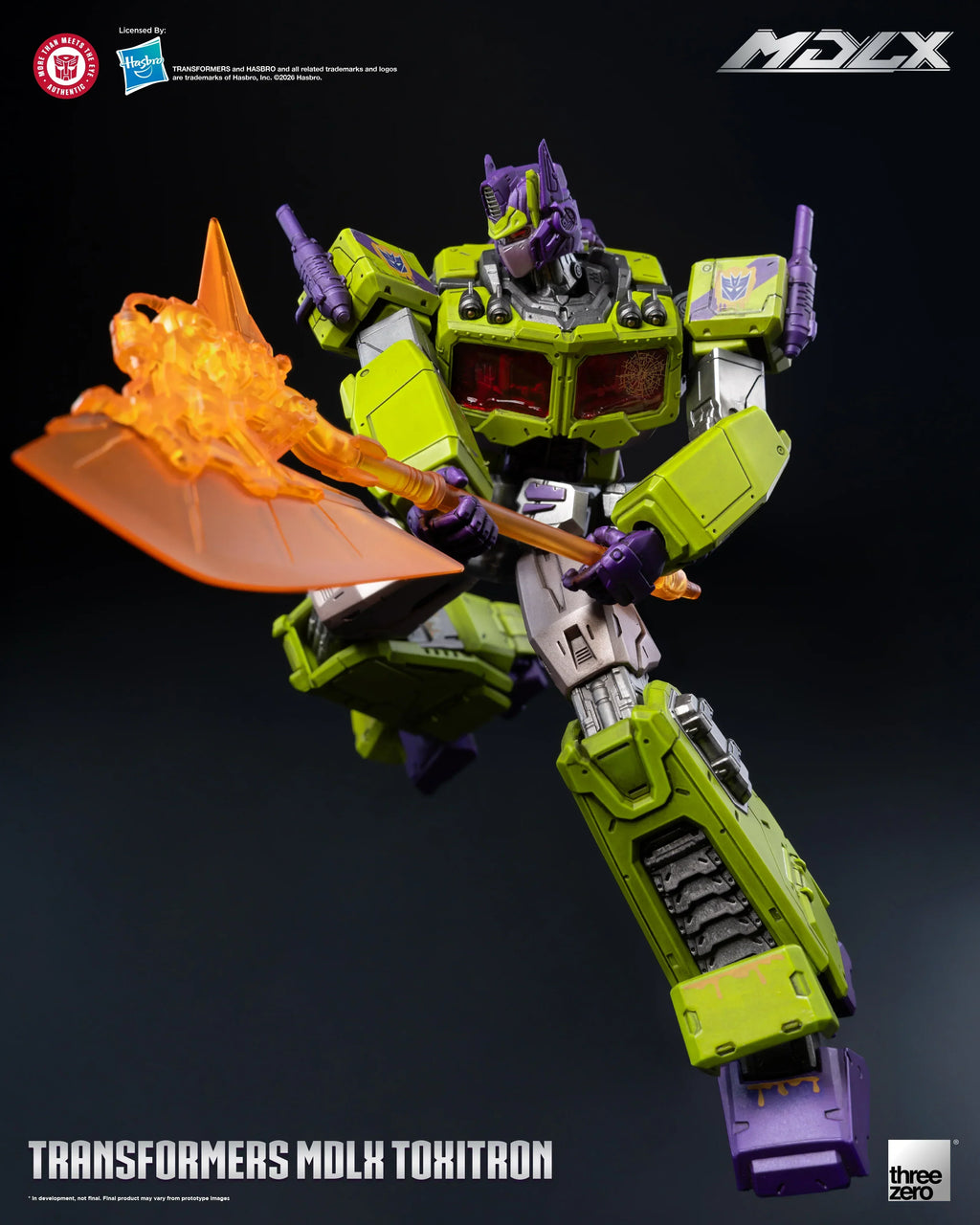 ThreeZero Transformers Toxitron MDLX Action Figure Exclusive product image 8, provided for visual reference and product