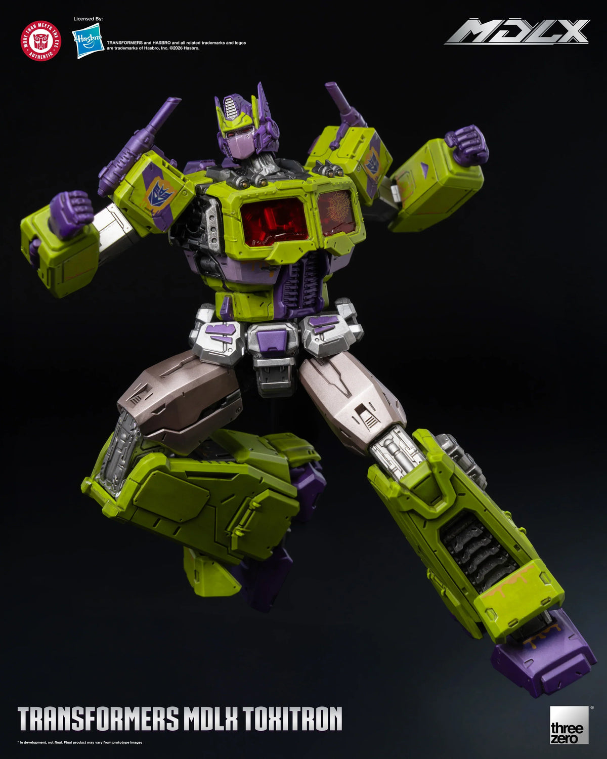 ThreeZero Transformers Toxitron MDLX Action Figure Exclusive product image 11, provided for visual reference and product