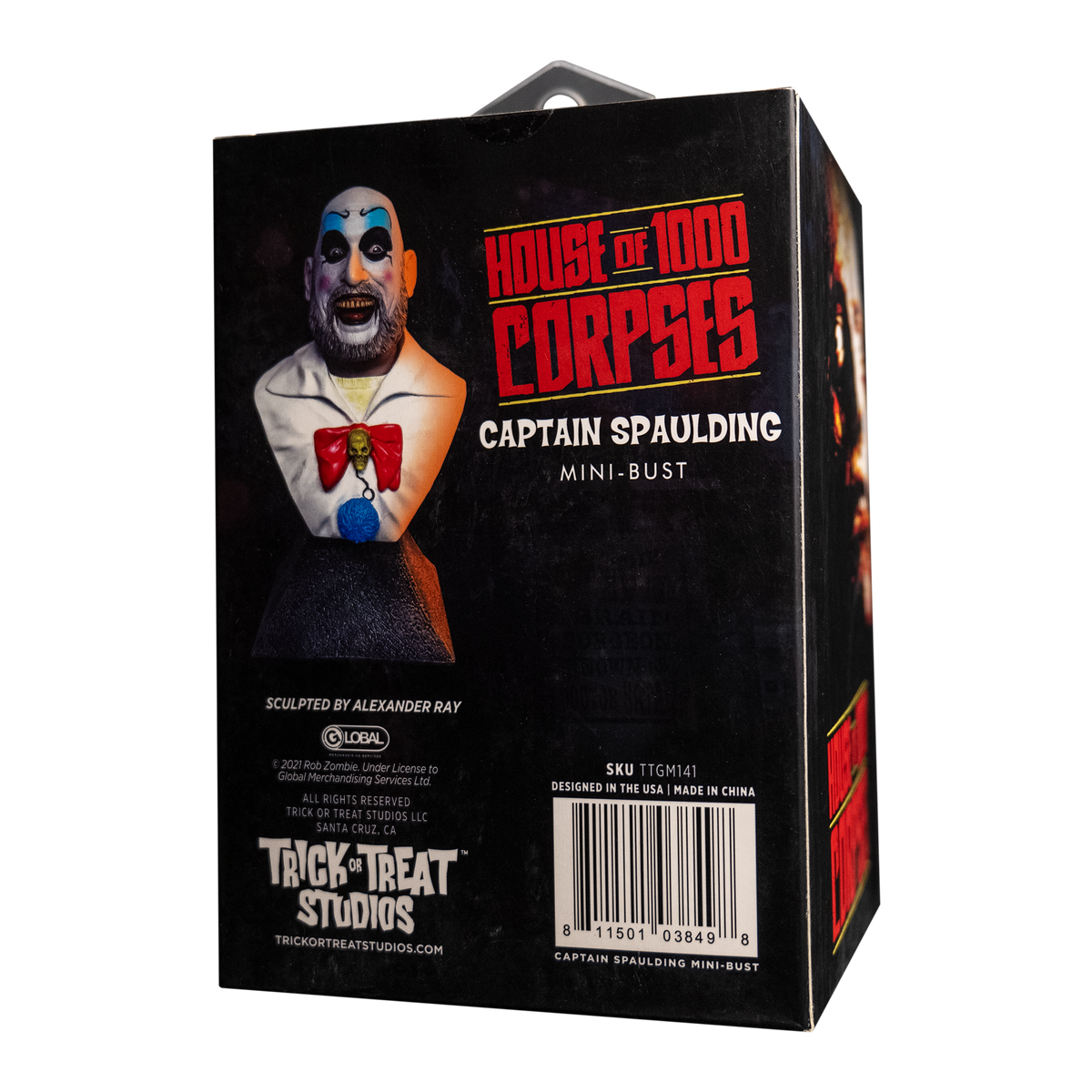 House of 1000 Corpses - Captain Spaulding Mini Bust product image 3, provided for visual reference and product detail review