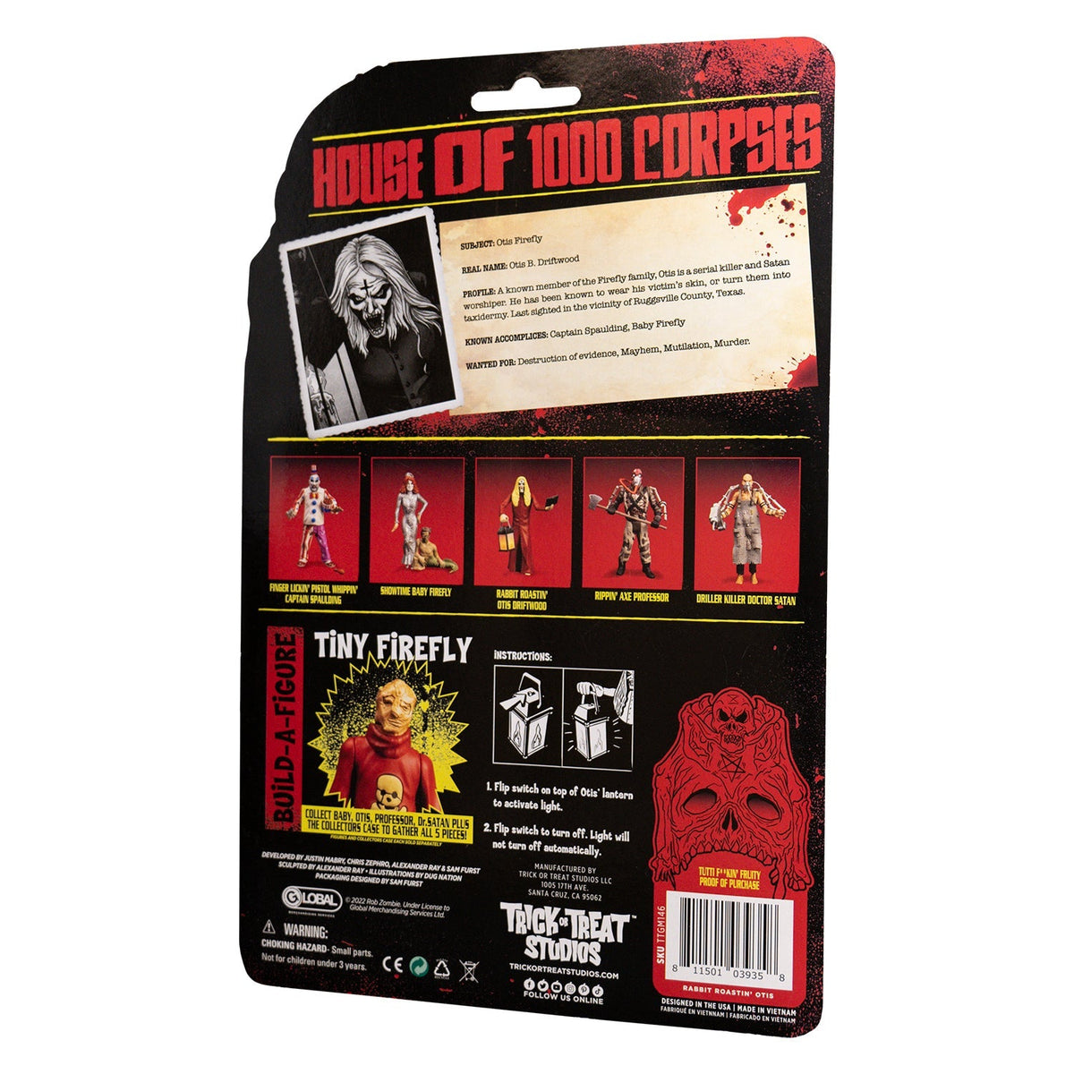 House of 1000 Corpses - Rabbit Roastin' Otis Driftwood - 5" Action Figure product image 9, provided for visual reference and