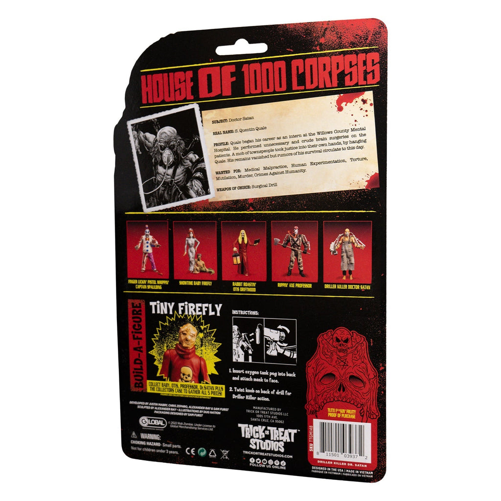 House of 1000 Corpses - Driller Killer Doctor Satan - 5" Action Figure product image 10, provided for visual reference and