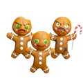 *PRE-ORDER* Krampus - Gingerbread Men 3-Pack product image 1, provided for visual reference and product detail review