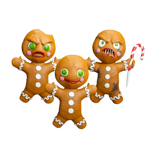 *PRE-ORDER* Krampus - Gingerbread Men 3-Pack product image 1, provided for visual reference and product detail review