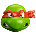 Teenage Mutant Ninja Turtles - Raphael Retro Mask product image 1, provided for visual reference and product detail review
