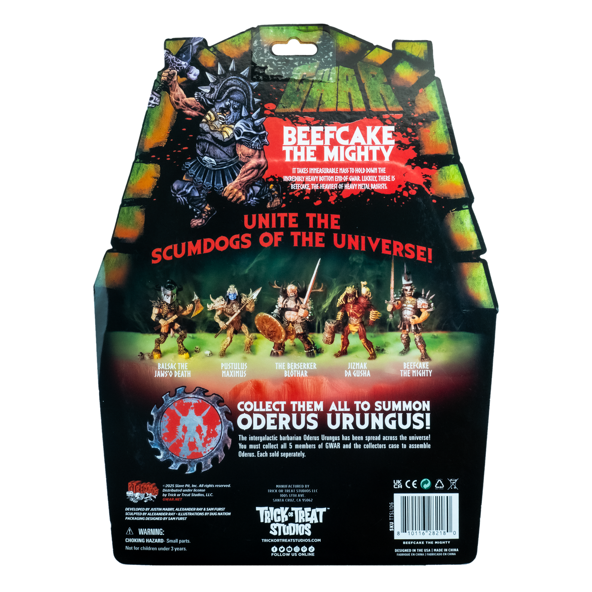 GWAR - Beefcake the Mighty - 5" Action Figure product image 8, provided for visual reference and product detail review