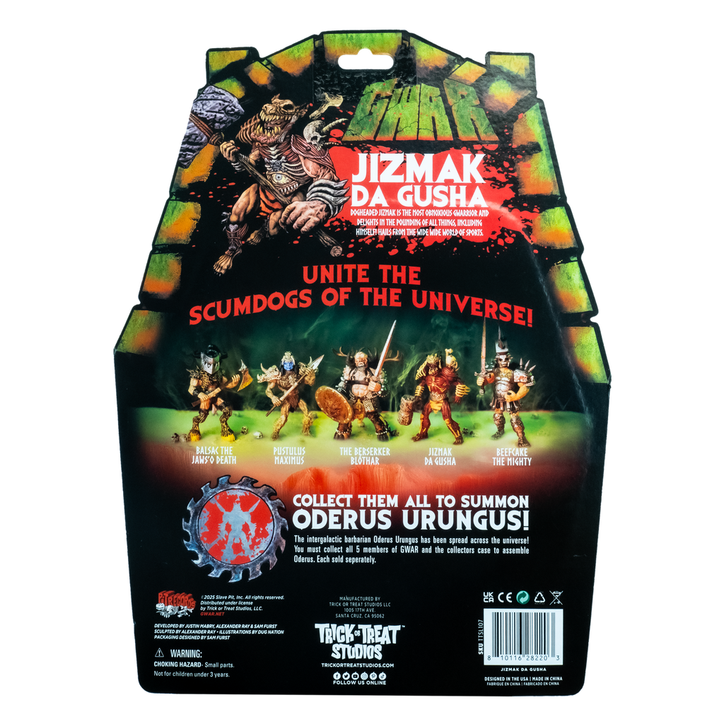 GWAR - Jizmak Da Gusha - 5" Action Figure product image 9, provided for visual reference and product detail review