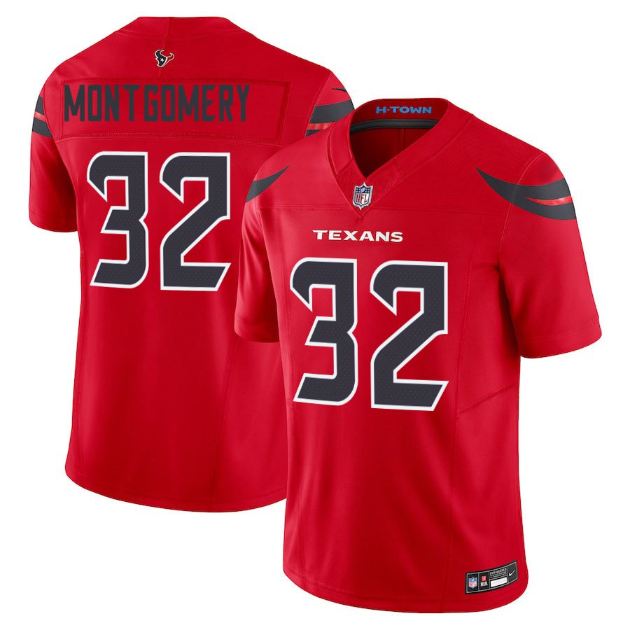 David Montgomery Houston Texans Jersey - Red product image 1