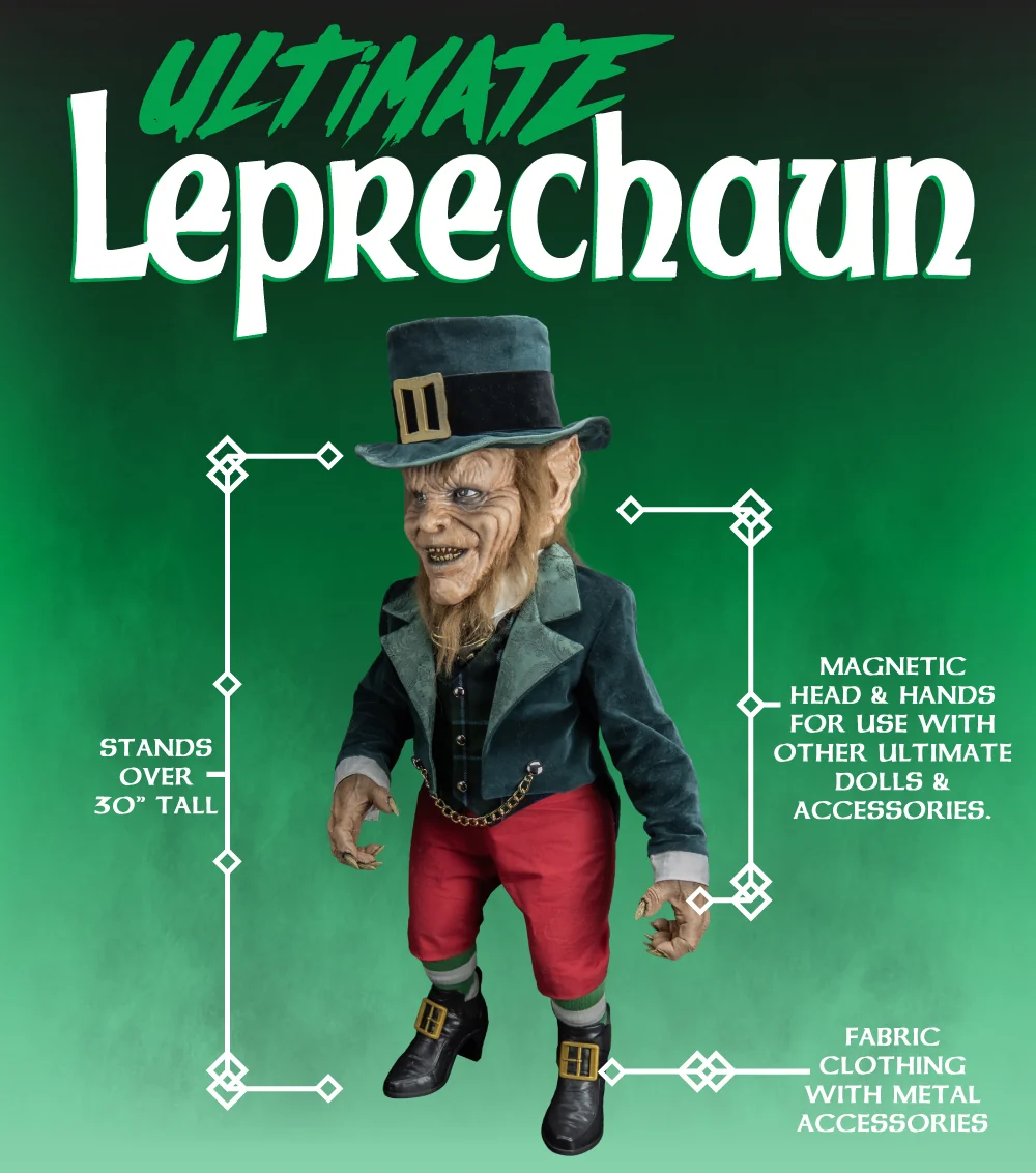 *PRE-ORDER* Leprechaun - Ultimate Leprechaun Doll product image 5, provided for visual reference and product detail review