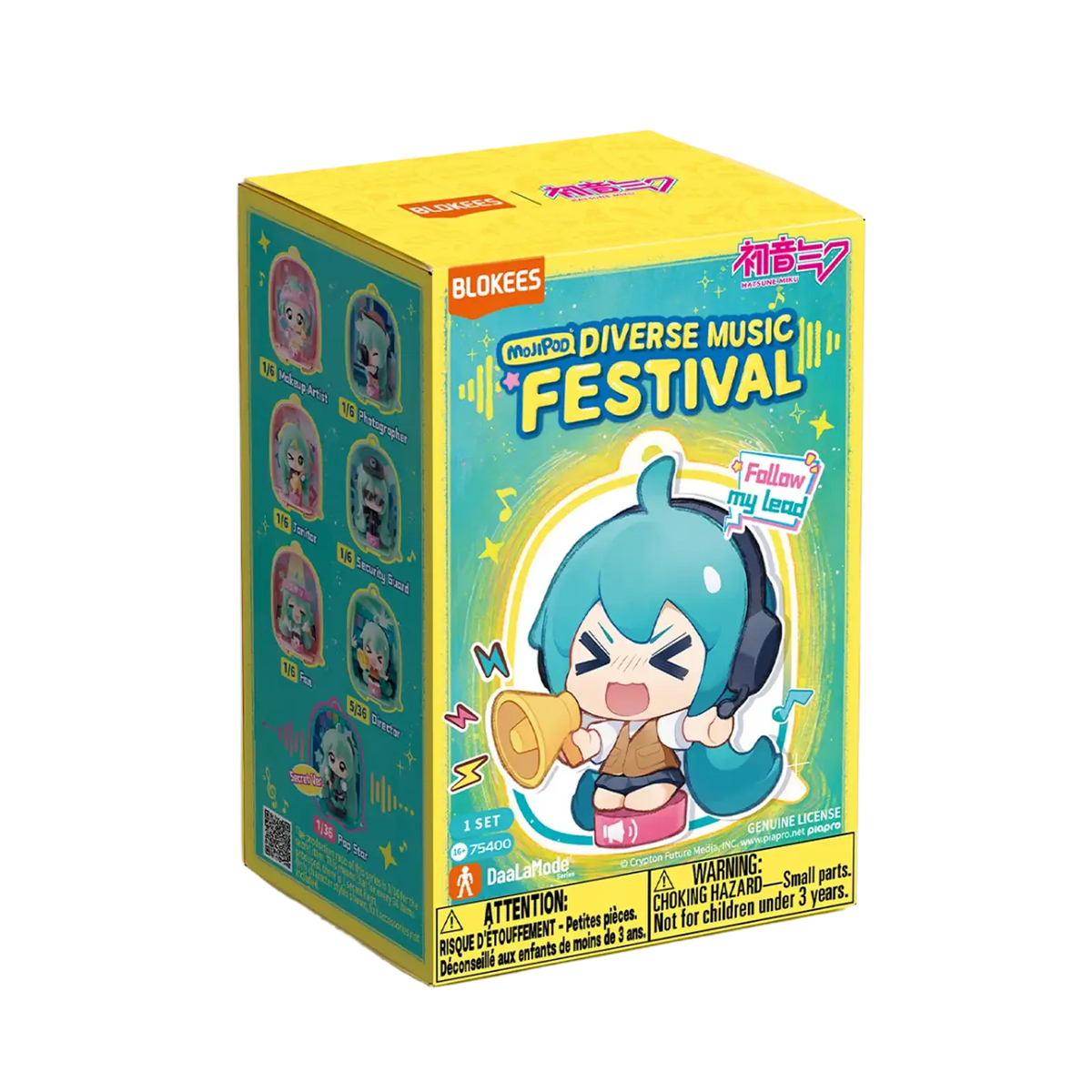 Blokees DaaLaMode Series - MOJIPOD Hatsune Miku Diverse Music Festival product image 9, provided for visual reference and