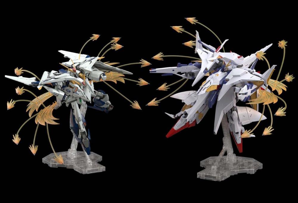 Gundam 1/144 HGUC Hathaway's Flash Xi Gundam vs. Penelope Model Kit product image 1, provided for visual reference and