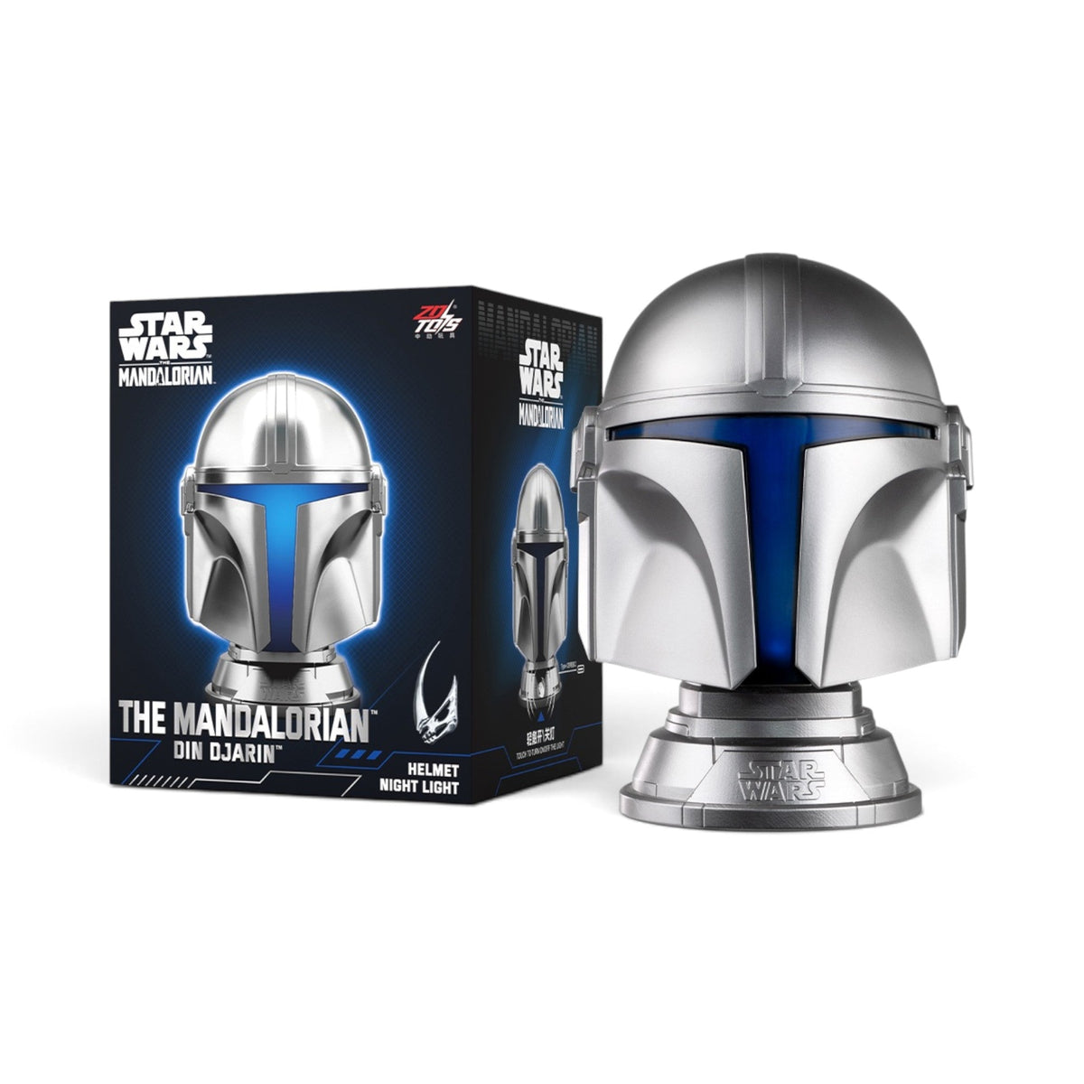 ZD Toys Din Djarin Helmet Night Light product image 1, provided for visual reference and product detail review