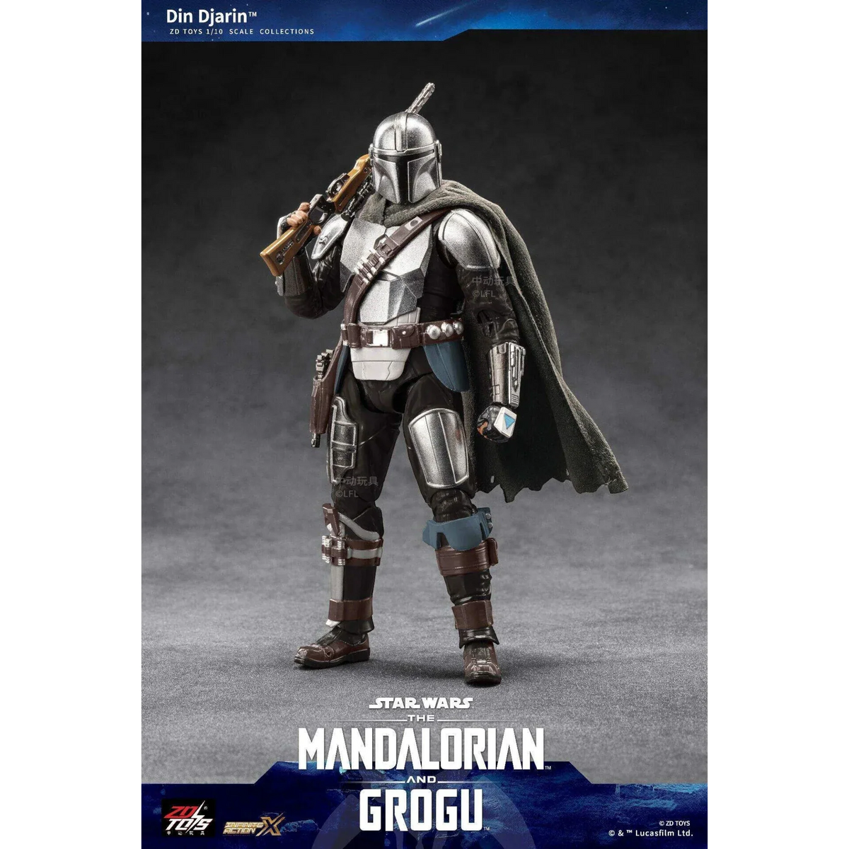 ZD Toys The Mandalorian Action Figure product image 5, provided for visual reference and product detail review