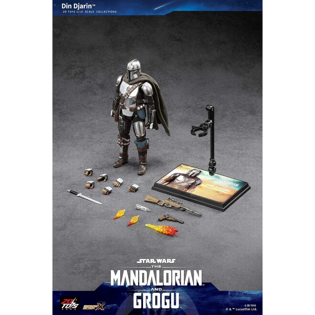ZD Toys The Mandalorian Action Figure product image 3, provided for visual reference and product detail review