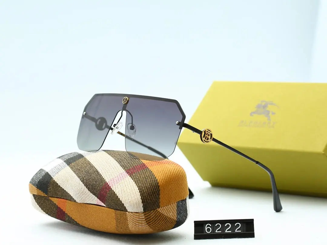 6 COLORS Half Frame THIN METAL FRAME SUNGLASSES product image 1, provided for visual reference and product detail review