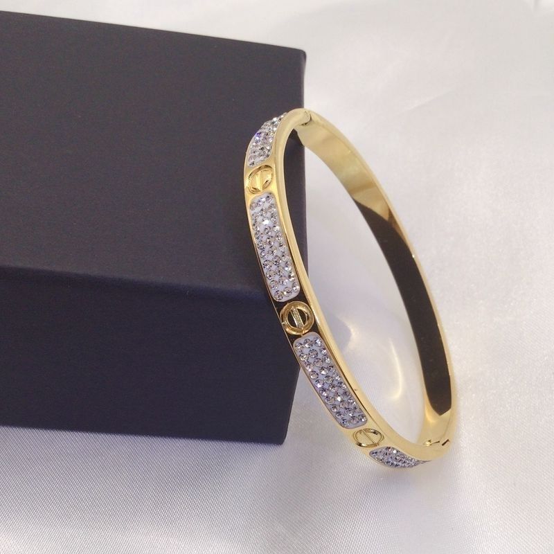 Bracelet wind rose gold full diamond product image 7, provided for visual reference and product detail review