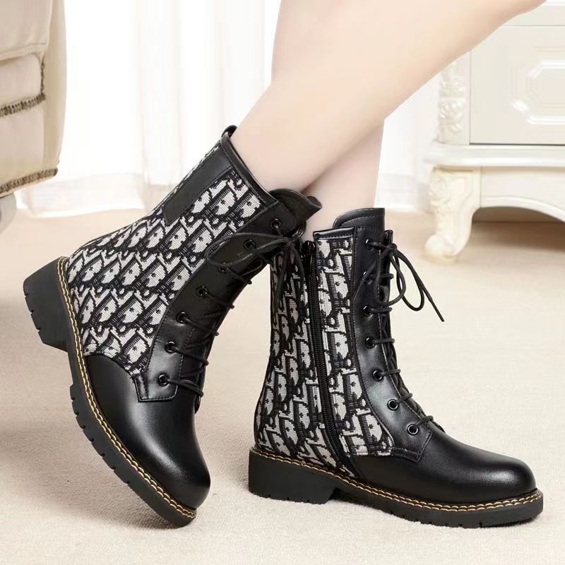 New Fashion Retro Plush Short Boots product image 5, provided for visual reference and product detail review